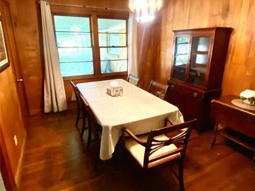 3702 Crawford Street, Gastonia, NC 28052.  MLS# CAR4275636, YatesRealty ID 26767. Dining room formerly a bedroom with closet & windows.