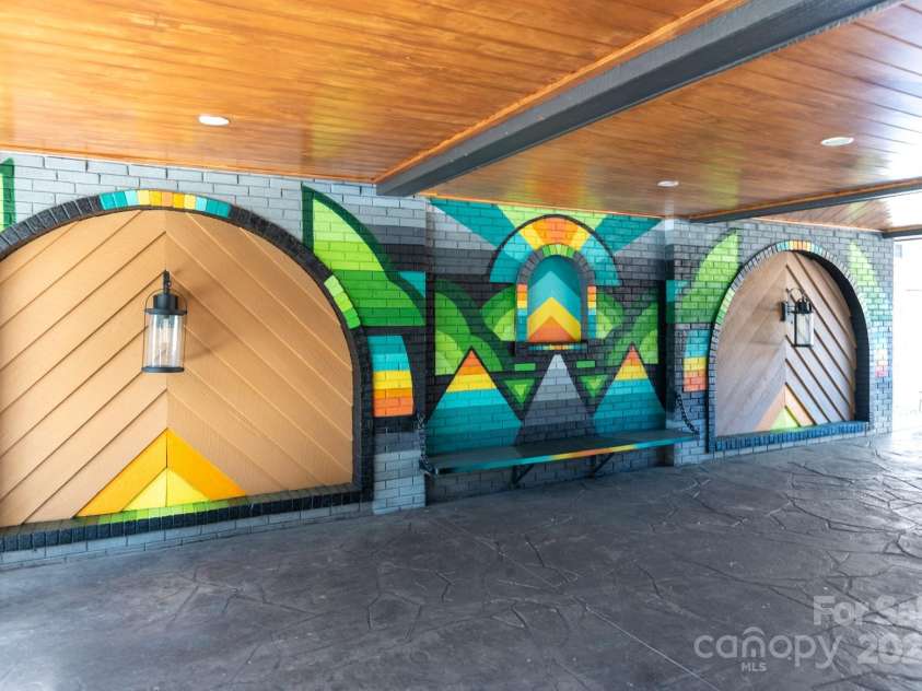 2000 Patio Court, Charlotte, NC 28205.  MLS# CAR4270954, YatesRealty ID 2677. Resident entrance inside gates