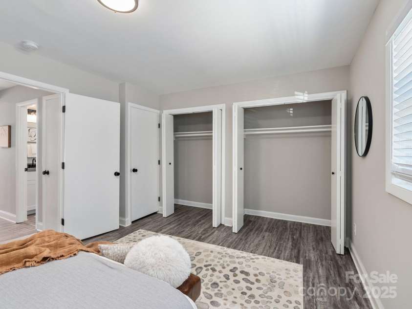 2000 Patio Court, Charlotte, NC 28205.  MLS# CAR4270954, YatesRealty ID 2677. Two closets in bedroom plus laundry closet