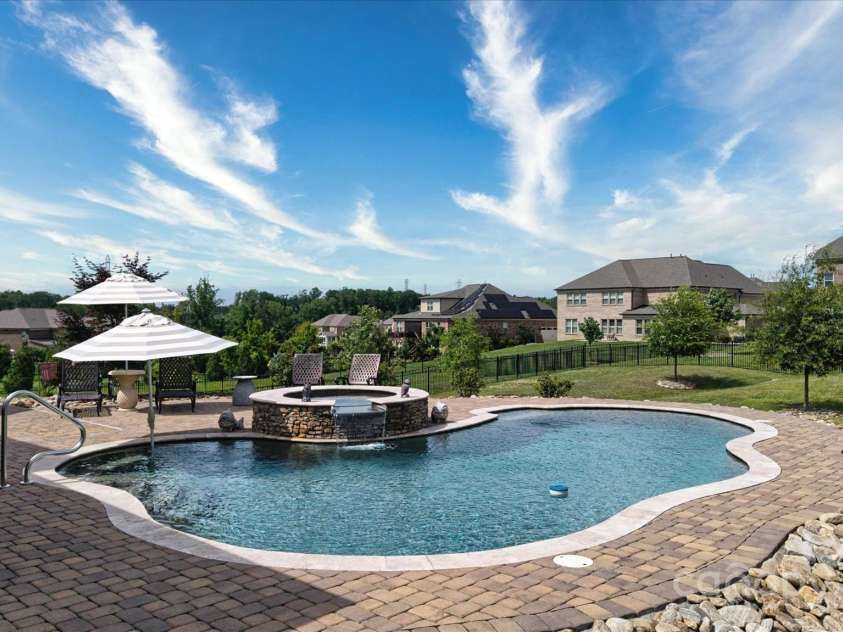 12410 Franklin Park Lane, Huntersville, NC 28078.  MLS# CAR4269080, YatesRealty ID 26771. Backyard Oasis.