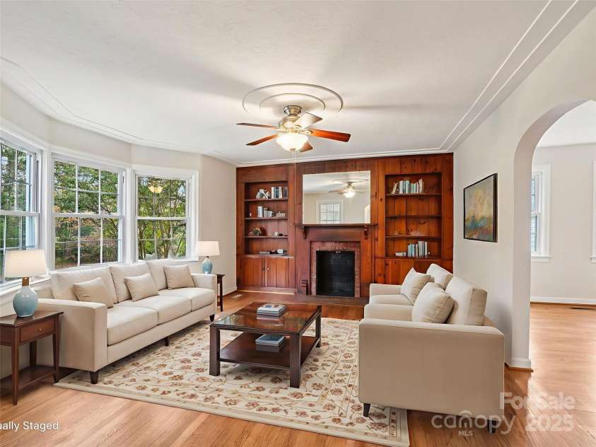 34 Parkview Drive, Brevard, NC 28712.  MLS# CAR4316145, YatesRealty ID 268. Staged Living 