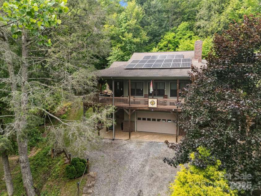 305 Pound Mill Branch Road, Green Mountain, NC 28740.  MLS# CAR4268058, YatesRealty ID 26814. Aerial view