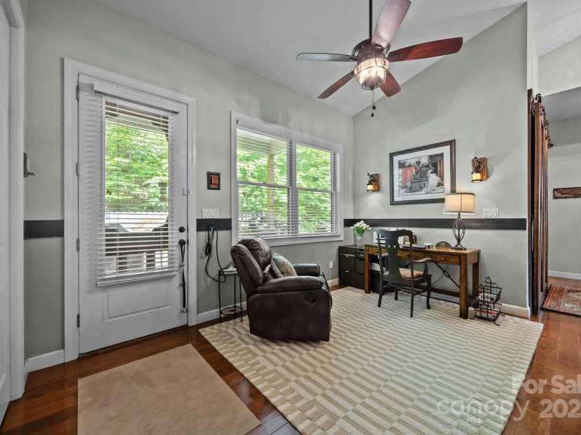 305 Pound Mill Branch Road, Green Mountain, NC 28740.  MLS# CAR4268058, YatesRealty ID 26814. Office/Library