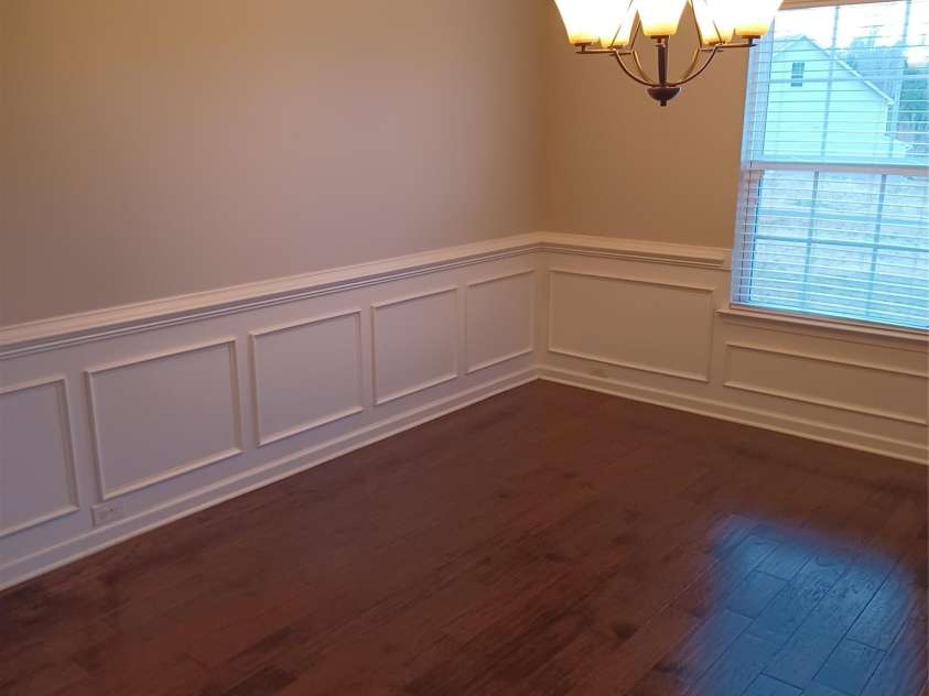 3717 English Garden Drive, Gastonia, NC 28056.  MLS# CAR4272247, YatesRealty ID 26835. Formal Dining Room with Chair rail and Wainscoting