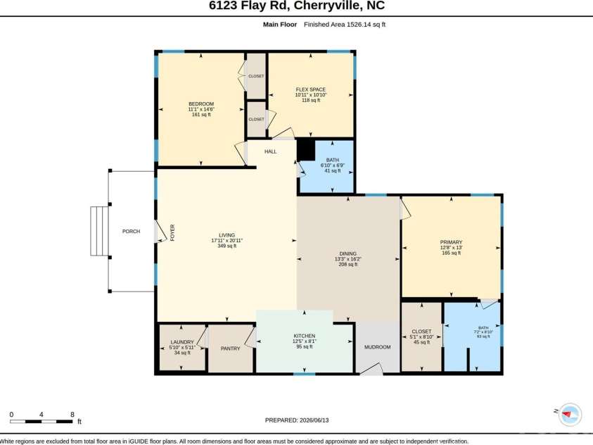 6123 Flay Road, Cherryville, NC 28021.  MLS# CAR4382632, YatesRealty ID 26839. 
