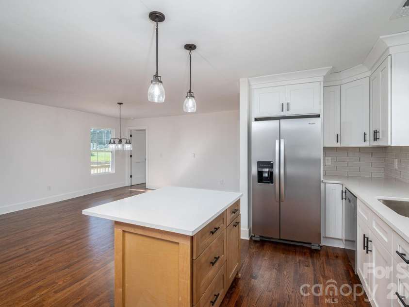 6123 Flay Road, Cherryville, NC 28021.  MLS# CAR4382632, YatesRealty ID 26839. Beautiful kitchen island for gathering or extra space