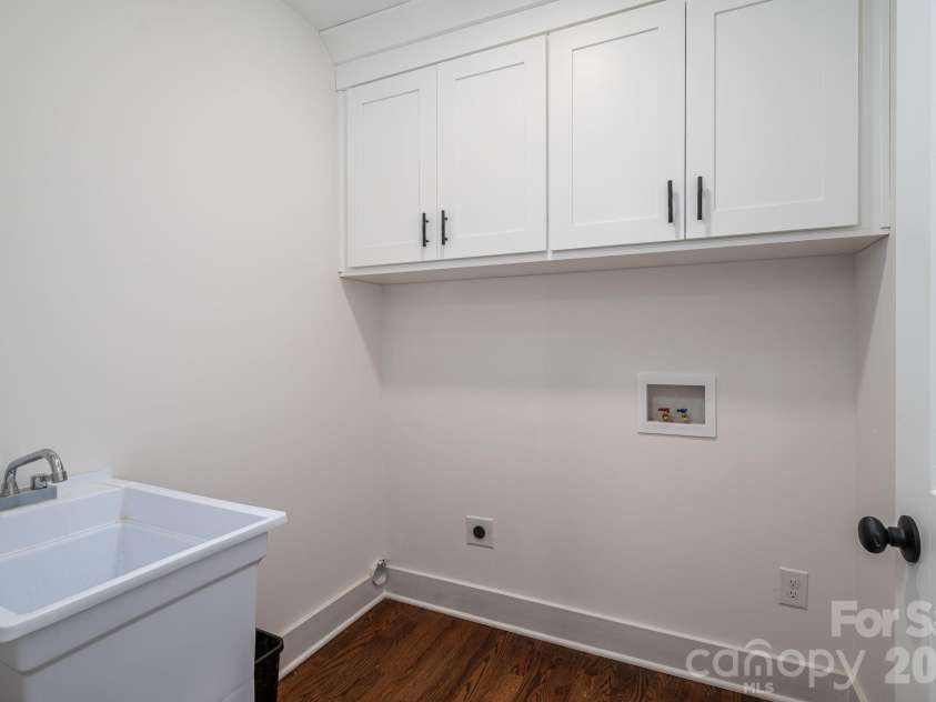 6123 Flay Road, Cherryville, NC 28021.  MLS# CAR4382632, YatesRealty ID 26839. Laundry Room with Utility Sink. Everything new.