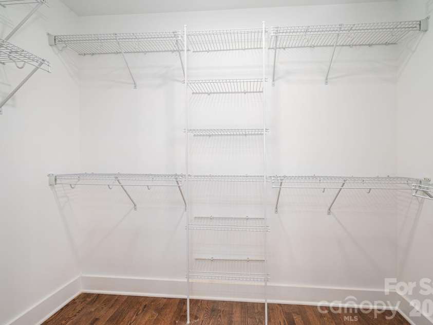 6123 Flay Road, Cherryville, NC 28021.  MLS# CAR4382632, YatesRealty ID 26839. Well thought out Primary Closet Organizer racks.