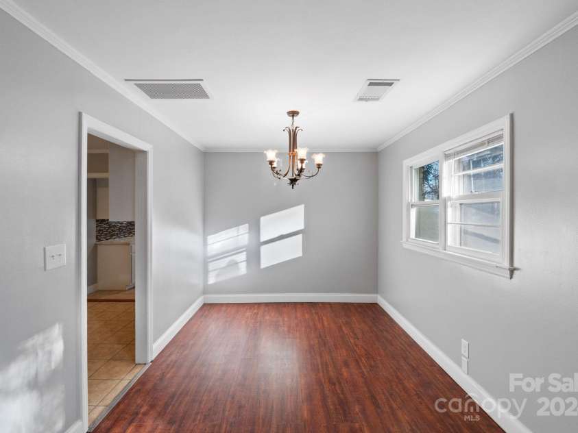 634 Colston Street, Albemarle, NC 28001.  MLS# CAR4208845, YatesRealty ID 2685. Dining room area