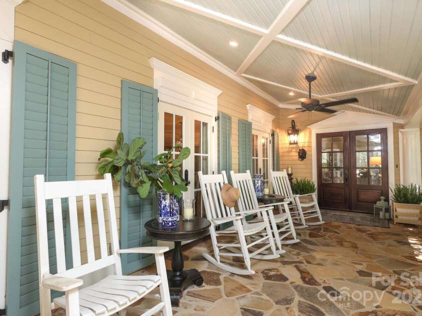 7794 Live Oaks Drive, Denver, NC 28037.  MLS# CAR4234292, YatesRealty ID 26852. Front porch