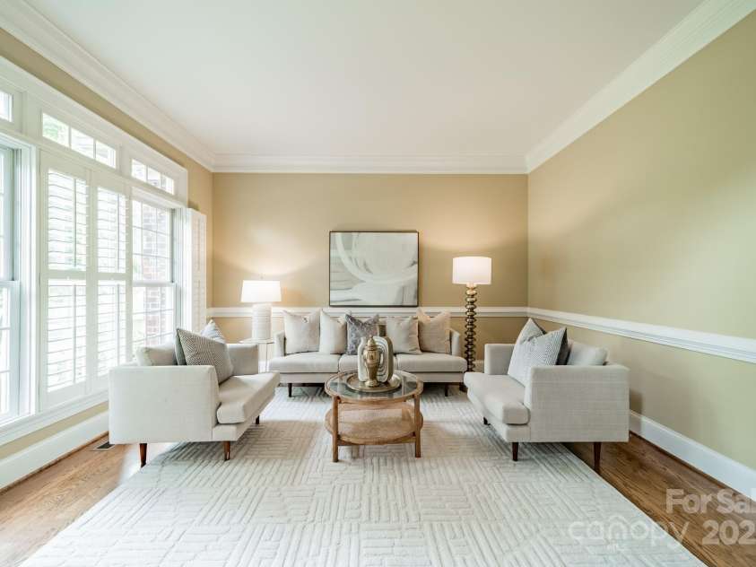 2300 Richardson Drive, Charlotte, NC 28211.  MLS# CAR4266822, YatesRealty ID 26854. Front sitting room or office