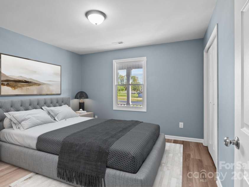 1195 Ralph B Keener Road, Lincolnton, NC 28092.  MLS# CAR4247663, YatesRealty ID 26857. Virtually Staged Bedroom