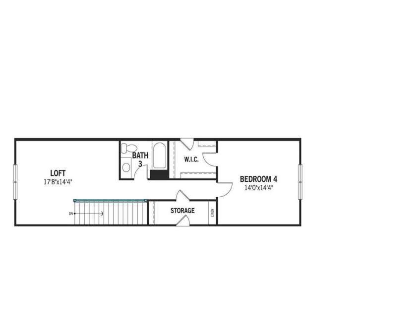 2550 Mabel Lane, Monroe, NC 28110.  MLS# CAR4315400, YatesRealty ID 26859. Second Floor