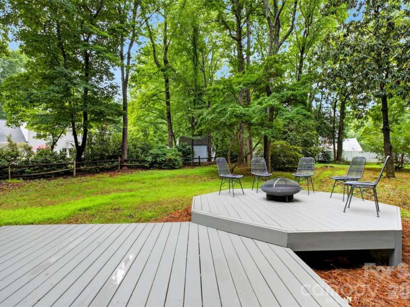5318 Apple Blossom Court, Mint Hill, NC 28227.  MLS# CAR4378140, YatesRealty ID 26860. Backyard