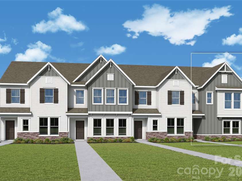 6551 Fire Lily Lane, Charlotte, NC 28216.  MLS# CAR4381491, YatesRealty ID 26862. Exterior Elevation