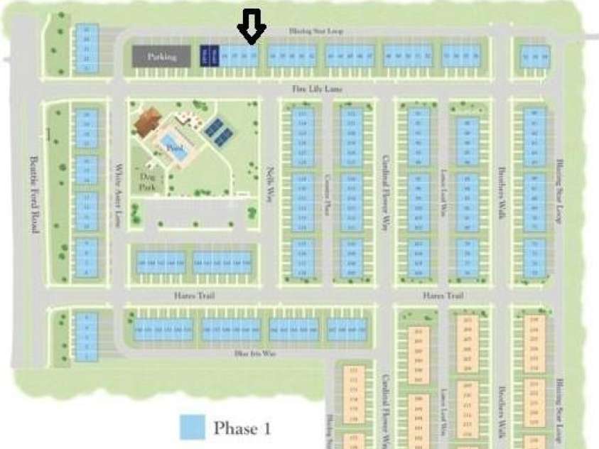 6551 Fire Lily Lane, Charlotte, NC 28216.  MLS# CAR4381491, YatesRealty ID 26862. Homesite #37
