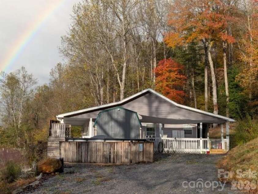 59 Ck Cabin Drive, Hot Springs, NC 28743.  MLS# CAR4385915, YatesRealty ID 26867. Autumn leaves