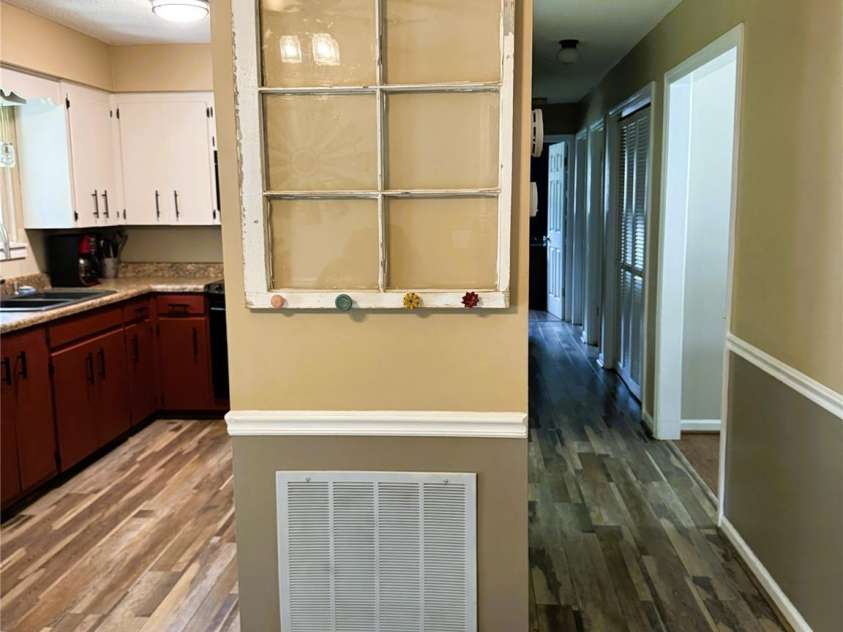 136 Christopher Road, Marion, NC 28752.  MLS# CAR4267352, YatesRealty ID 26878. Kitchen/hall view