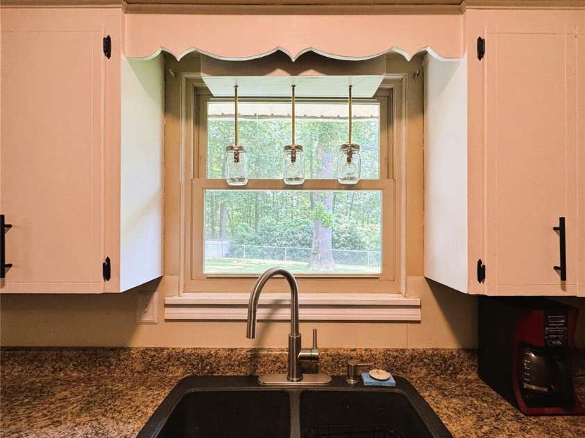136 Christopher Road, Marion, NC 28752.  MLS# CAR4267352, YatesRealty ID 26878. Sink view in kitchen