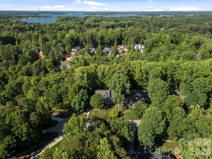 7653 Juniper Lane, Denver, NC 28037.  MLS# CAR4383486, YatesRealty ID 26879. Arial view