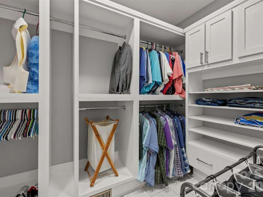 7653 Juniper Lane, Denver, NC 28037.  MLS# CAR4383486, YatesRealty ID 26879. Master closet with built ins