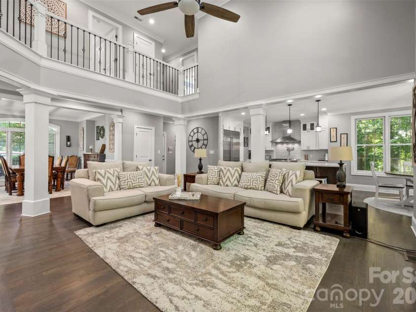 7653 Juniper Lane, Denver, NC 28037.  MLS# CAR4383486, YatesRealty ID 26879. Open living room
