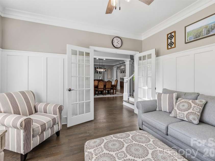 7653 Juniper Lane, Denver, NC 28037.  MLS# CAR4383486, YatesRealty ID 26879. Sitting room next to front door