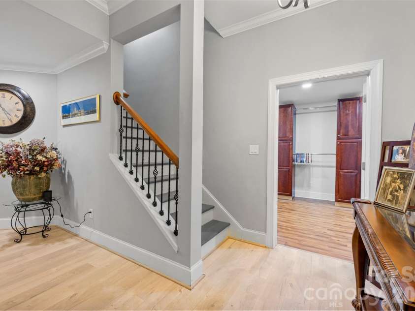 7653 Juniper Lane, Denver, NC 28037.  MLS# CAR4383486, YatesRealty ID 26879. Stairs to basement