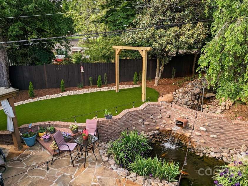 113 Pait Drive, Hendersonville, NC 28791.  MLS# CAR4218353, YatesRealty ID 2688. Artificial turf for future putting green?