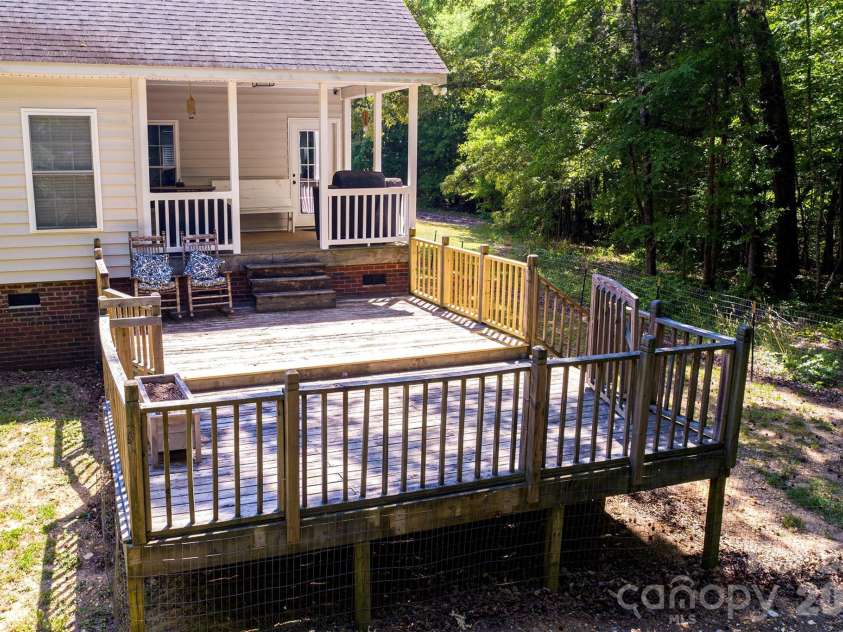 719 Phillipstown Road, Kershaw, SC 29067.  MLS# CAR4365888, YatesRealty ID 26880. Rear Covered Porch and Deck