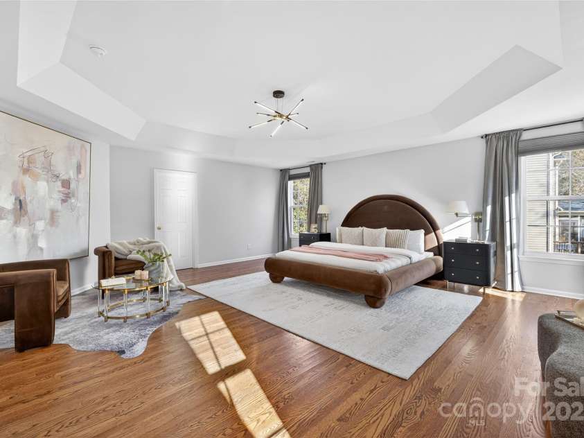 6800 Augustine Way, Charlotte, NC 28270.  MLS# CAR4331637, YatesRealty ID 26883. Primary Bedroom 