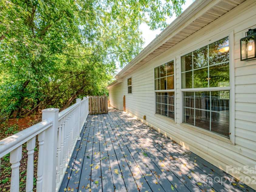 19 New Liberty Road, Leicester, NC 28748.  MLS# CAR4278479, YatesRealty ID 26888. Back Deck
