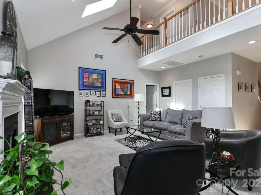 103 Pamlico Lane, Mooresville, NC 28117.  MLS# CAR4273321, YatesRealty ID 26894. 103 Pamlico Lane Great Room to Overlook