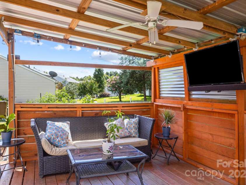 6720 Long Nook Lane, Indian Trail, NC 28079.  MLS# CAR4272978, YatesRealty ID 26895. Covered Rear