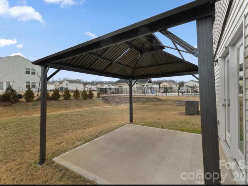 3038 Langhorne Avenue, Concord, NC 28027.  MLS# CAR4385754, YatesRealty ID 26897. Backyard (Gazebo)