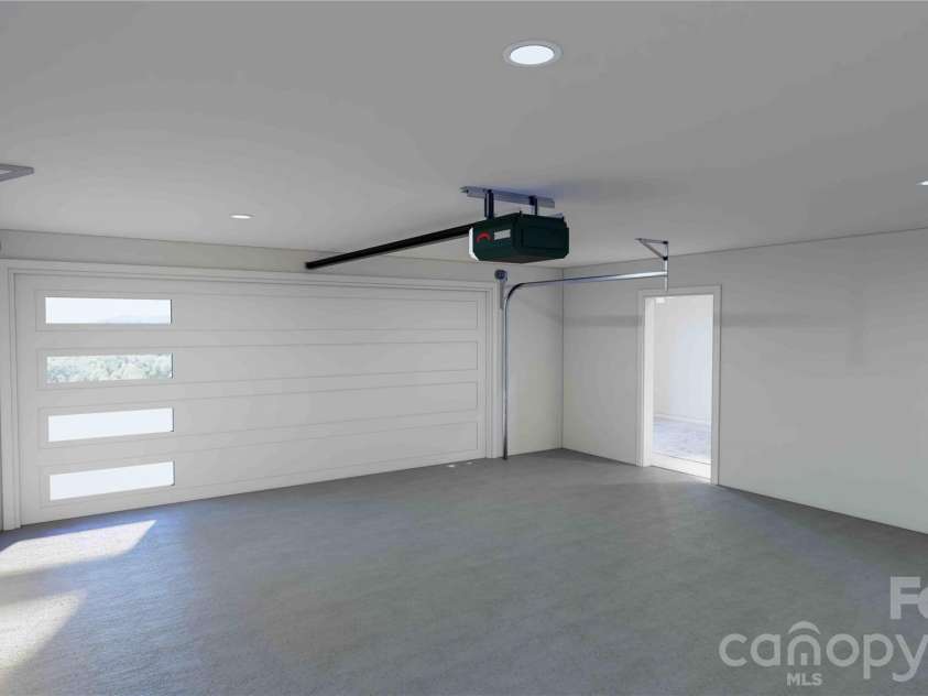 611 Storybook Villas Trail, Asheville, NC 28804.  MLS# CAR4325306, YatesRealty ID 2690. Garage rendering