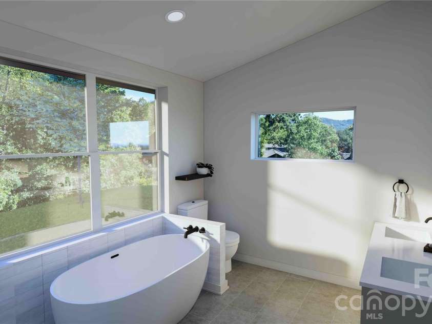 611 Storybook Villas Trail, Asheville, NC 28804.  MLS# CAR4325306, YatesRealty ID 2690. Upper level ensuite ensuite rendering