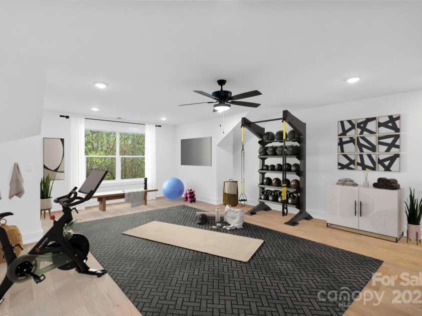 31 Hogans View Circle, Hendersonville, NC 28739.  MLS# CAR4244004, YatesRealty ID 26907. Upstairs flex space Virtually staged