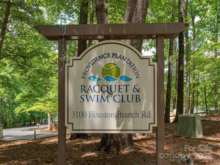 2825 Redfield Drive, Charlotte, NC 28270.  MLS# CAR4253533, YatesRealty ID 26913. Optional membership to Providence Plantation Swim & Racquet Club requires separate fees, for more visit pprsc-charlotte.clubexpress.com