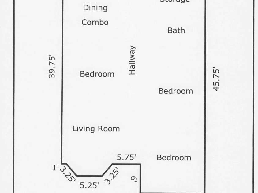 731 Third Avenue, Gastonia, NC 28054.  MLS# CAR4387838, YatesRealty ID 26916. Sketch - interior floorplan