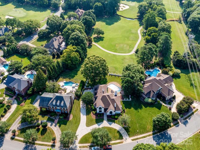 12001 Pine Valley Club Drive, Charlotte, NC 28277.  MLS# CAR4277556, YatesRealty ID 26921. Circular Driveway, 3 Car Side Load Garage, Plenty of Parking for Visiting Friends Family and Guests