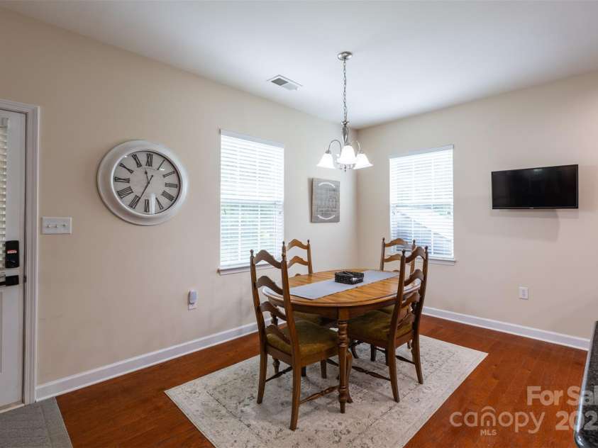 1206 Bottle Brush Lane, Harrisburg, NC 28075.  MLS# CAR4279213, YatesRealty ID 26923. Breakfast Area in Kitchen
