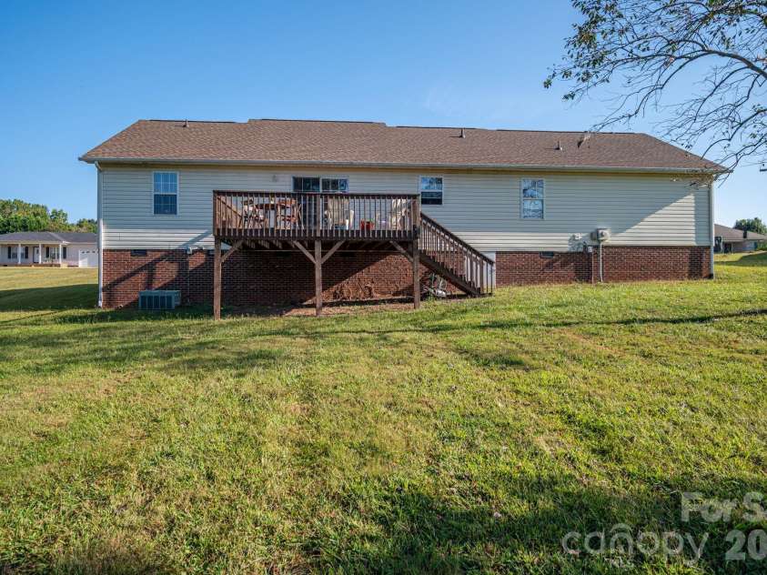 1371 Millrace Drive, Conover, NC 28613.  MLS# CAR4303255, YatesRealty ID 2694. Large Backyard