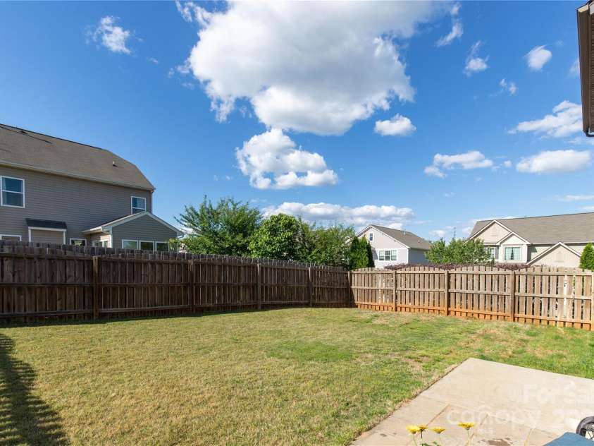 159 Saye Place, Mooresville, NC 28115.  MLS# CAR4255738, YatesRealty ID 26952. Fenced Backyard