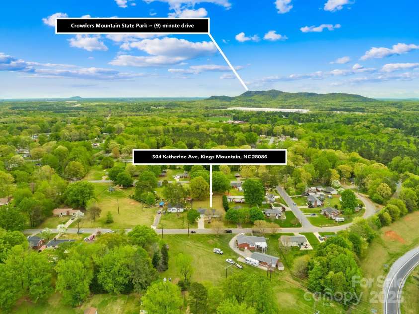 504 Katherine Avenue, Kings Mountain, NC 28086.  MLS# CAR4240917, YatesRealty ID 26957. Close to Crowders Mountain State Park