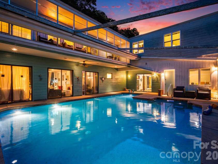 11 Beaumont Drive, Hendersonville, NC 28739.  MLS# CAR4376069, YatesRealty ID 26960. Come home for a swim!