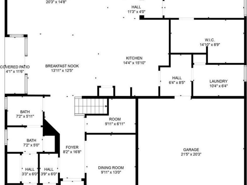16034 Rushwick Drive, Huntersville, NC 28078.  MLS# CAR4262990, YatesRealty ID 26972. Floor plan 1st level