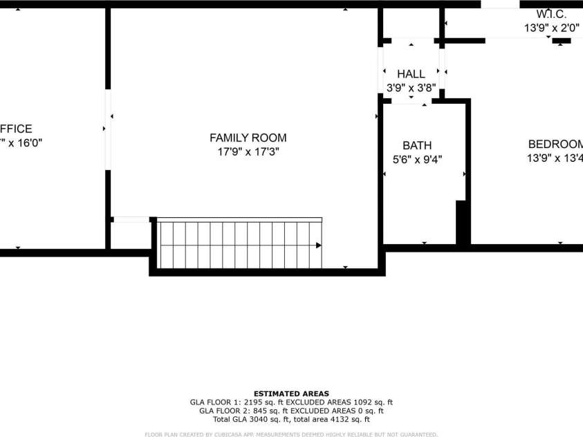 16034 Rushwick Drive, Huntersville, NC 28078.  MLS# CAR4262990, YatesRealty ID 26972. Floor plan 2nd level