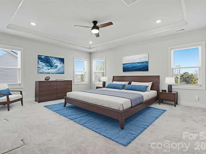 4266 Tournette Drive, Fort Mill, SC 29707.  MLS# CAR4338531, YatesRealty ID 2698. Primary Bedroom *Virtually Staged*