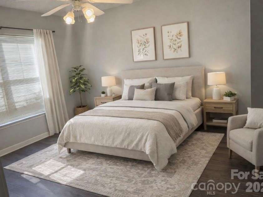 1576 Arborgate Drive, Rock Hill, SC 29732.  MLS# CAR4329347, YatesRealty ID 26983. Staged Bedroom